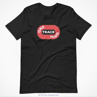 One Track Mind-t-shirt-black-heather